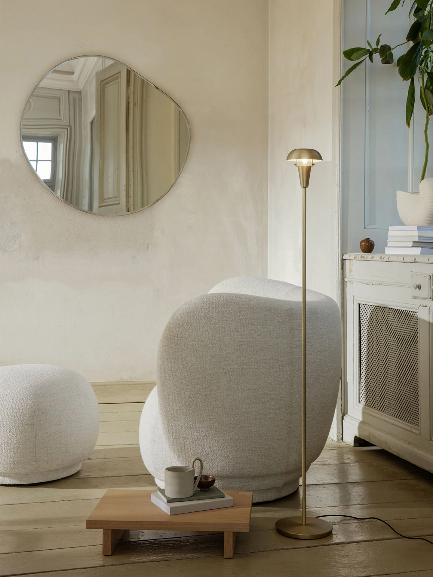 Tiny gulvlampe 124,2 cm, Messing Ferm Living