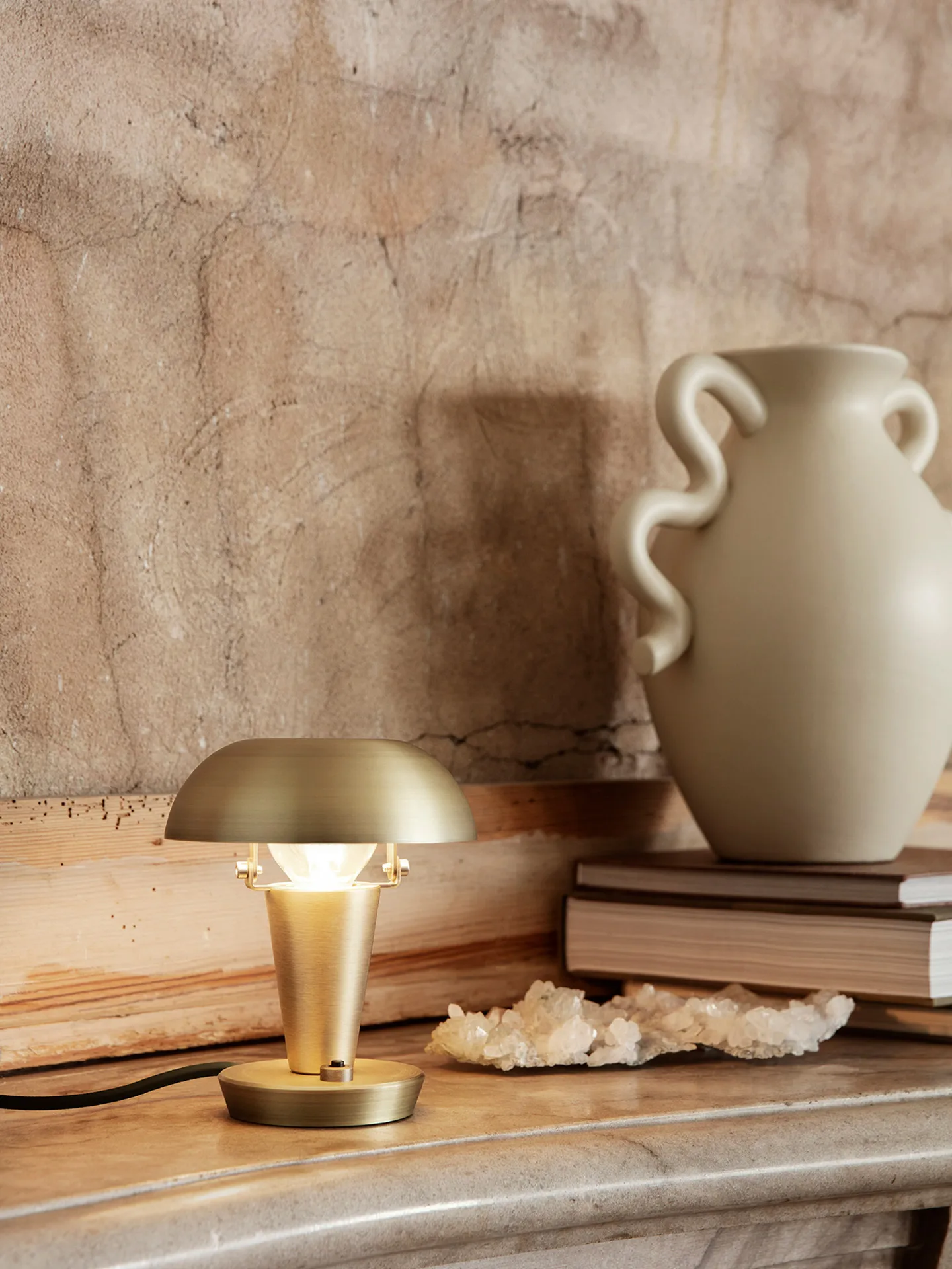 Tiny lampe 14 cm, Messing Ferm Living