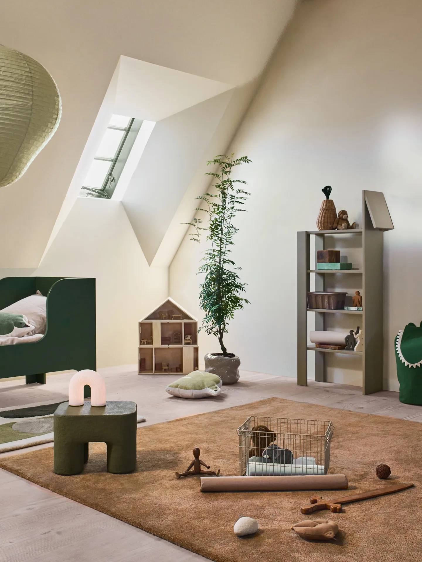 Toro sammenleggbart dukkehus, Natural Ferm Living