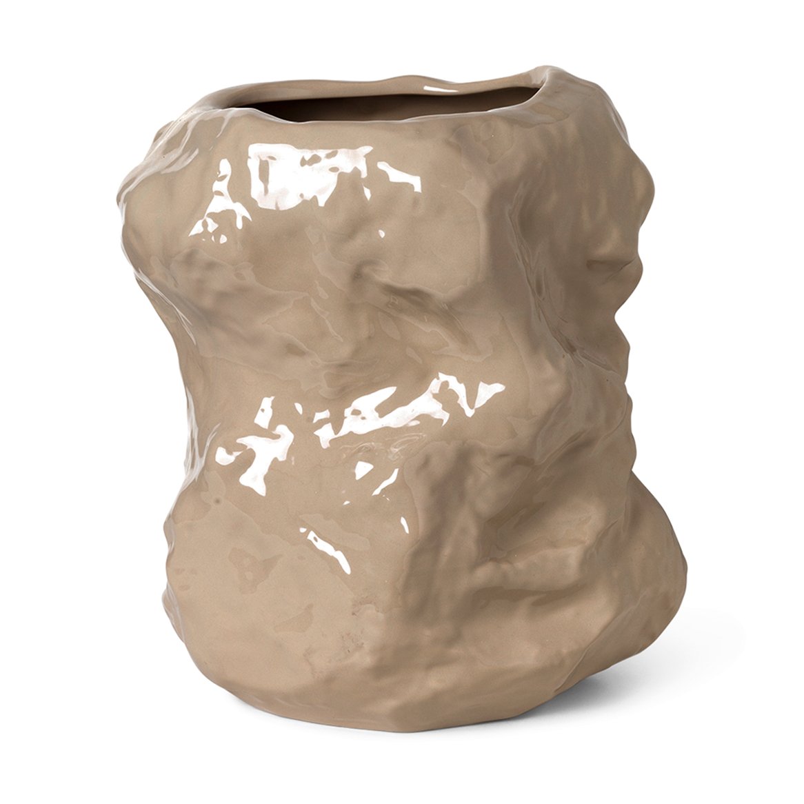 Bilde av ferm LIVING Tuck vase 34 cm Cashmere
