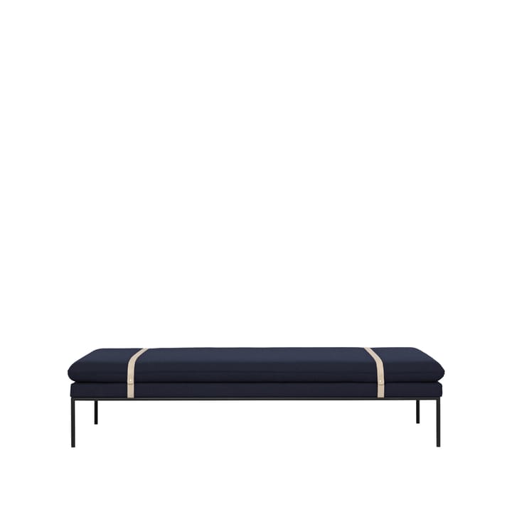 Turn dagseng - Tekstil fiord by kvadrat dark blue, sort stativ - ferm LIVING