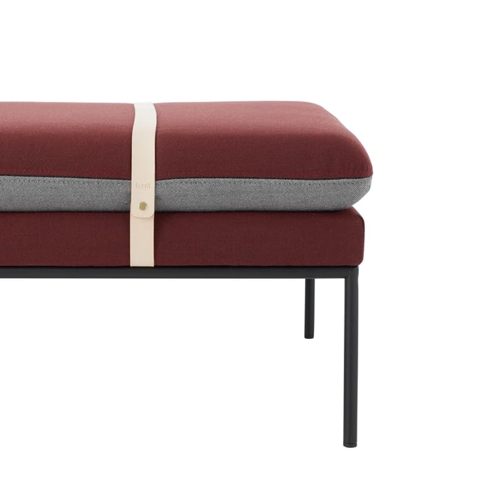 Turn dagseng, Tekstil fiord by kvadrat dark blue, sort stativ Ferm Living