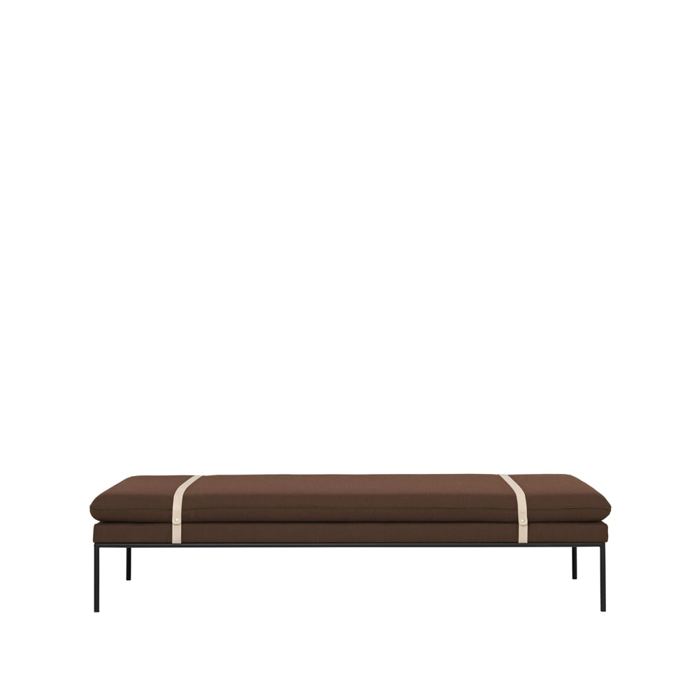 Ferm Living Turn dagseng Tekstil fiord by kvadrat rust, sort stativ