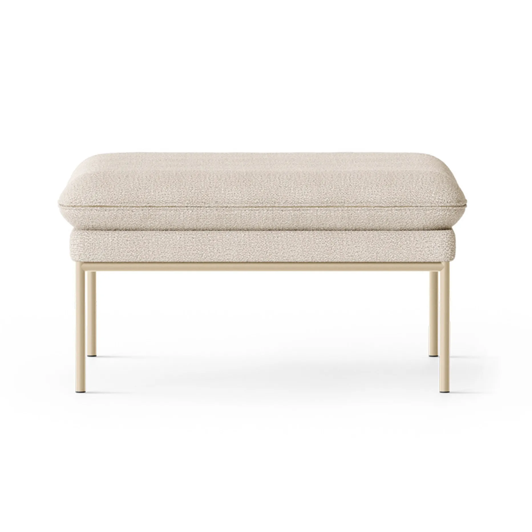 Turn pouf puff, Cashmere bouclé offwhite Ferm Living