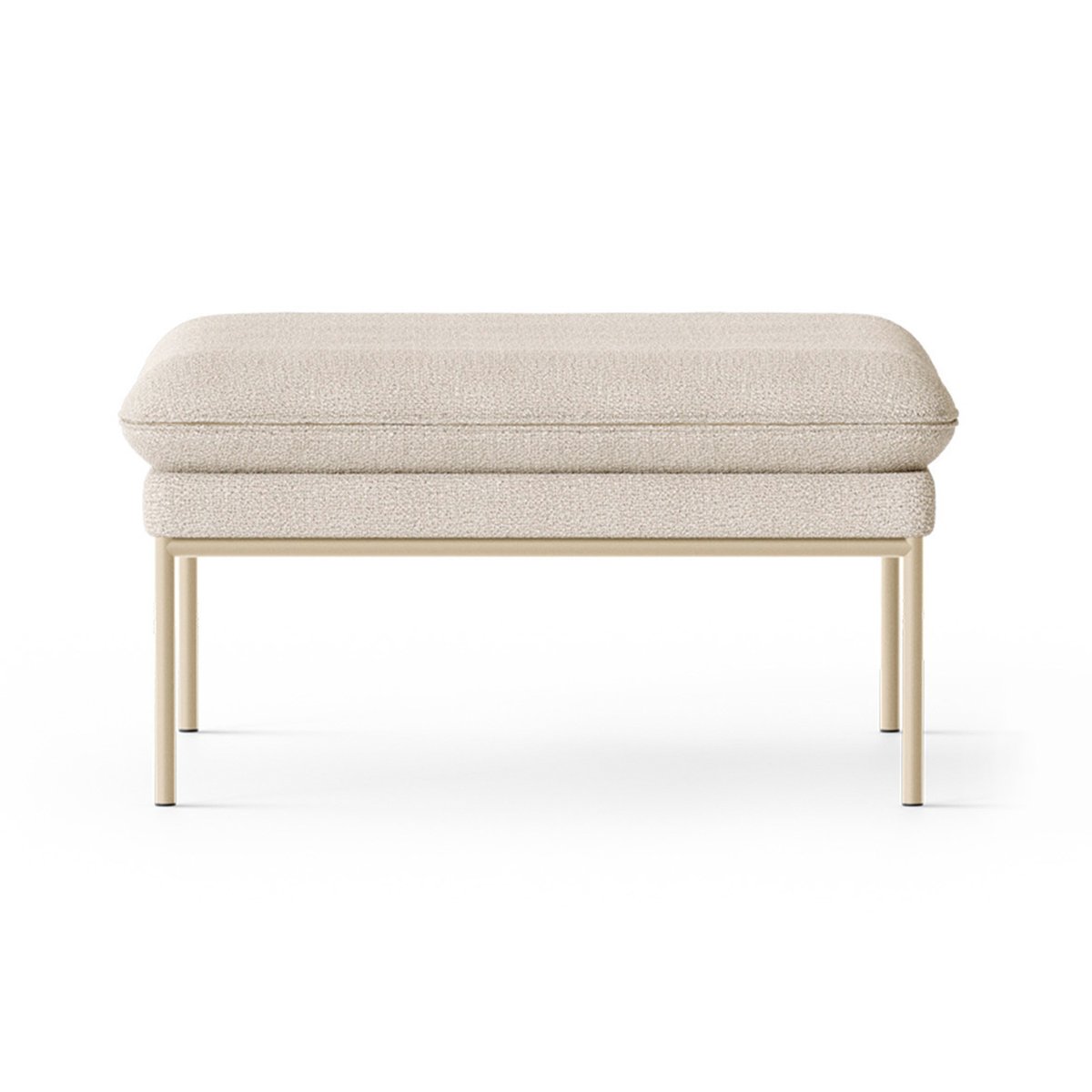Ferm Living Turn pouf puff Cashmere bouclé offwhite