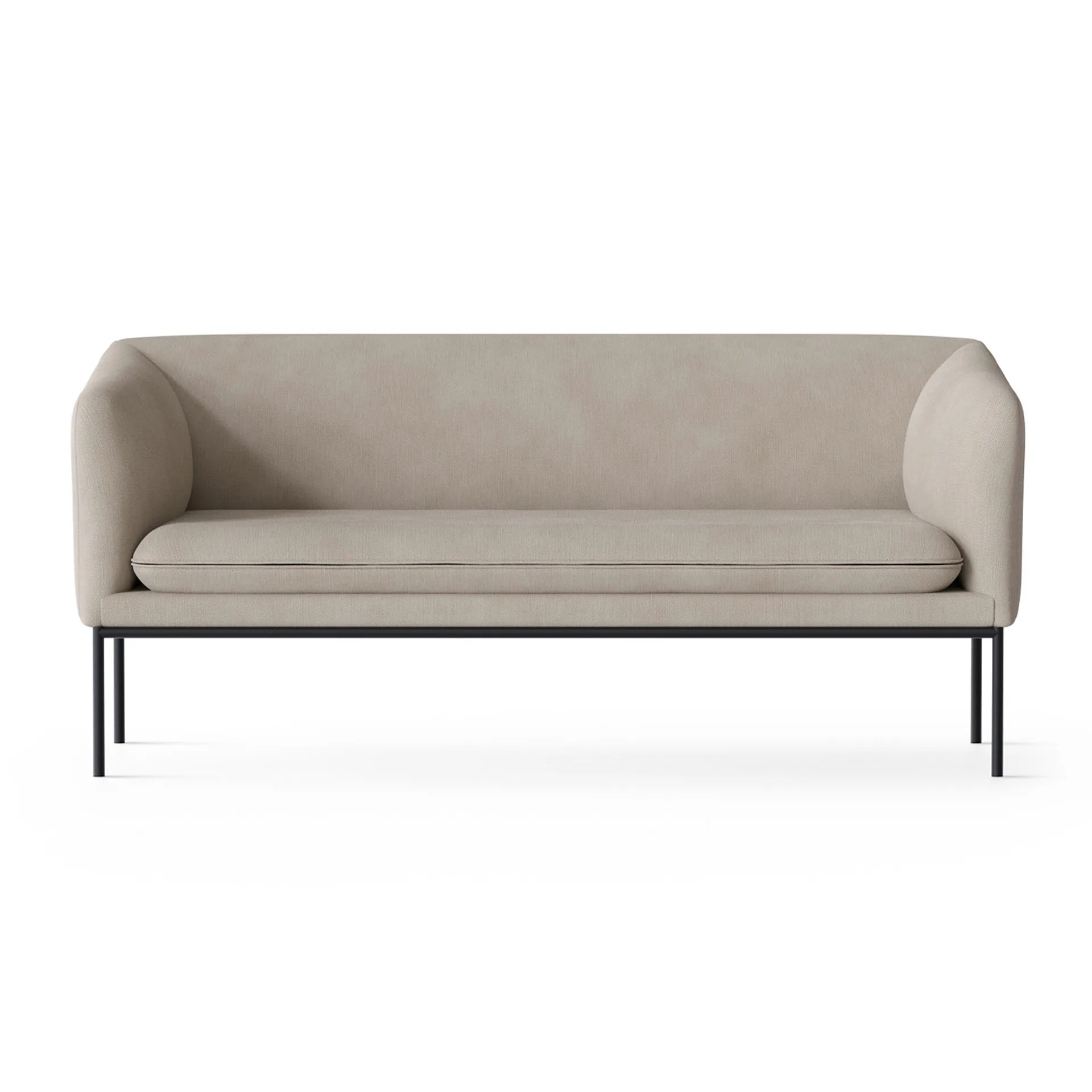 Turn sofa 2-seter, Cotton linen natural Ferm Living