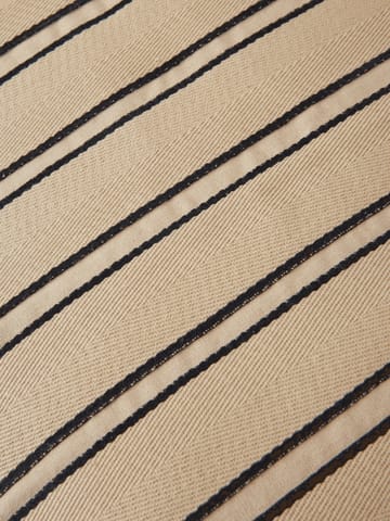 Twill bolster sylinderpute - Cashmere-black - Ferm Living