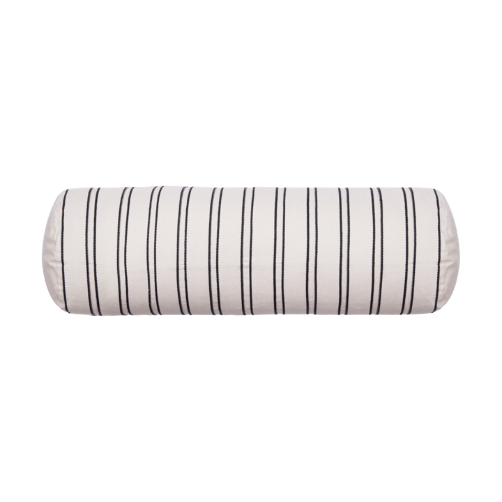 Twill bolster sylinderpute - Off-white-black - Ferm Living