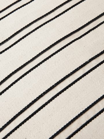 Twill bolster sylinderpute - Off-white-black - Ferm Living
