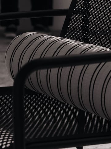 Twill bolster sylinderpute - Off-white-black - Ferm Living