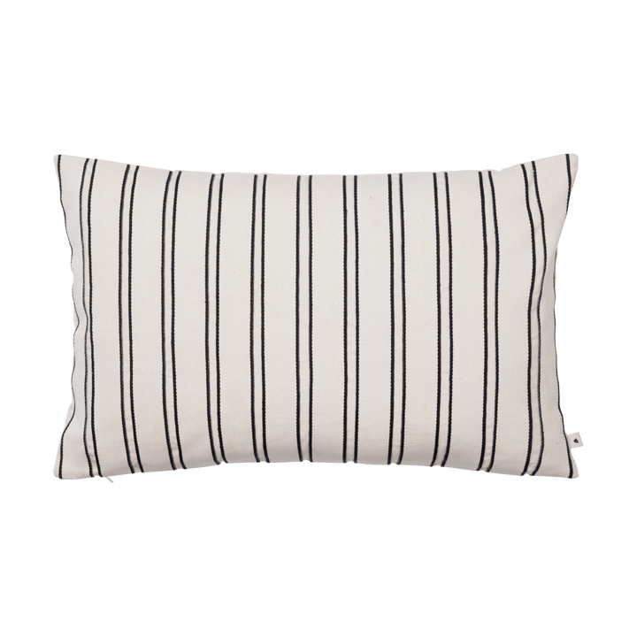 Twill putetrekk 40x60 cm - Off-white-black - Ferm Living