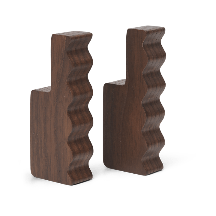 Unda krok 2-pakning - Dark Brown
​ - Ferm Living