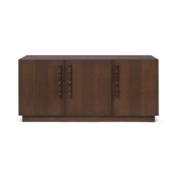Unda sidebord 146 x 68 x 50 cm - Dark Stained Oak - Ferm Living