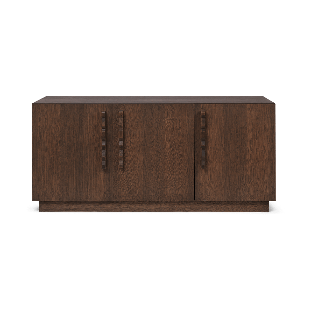 Ferm Living Unda sidebord 146 x 68 x 50 cm Dark Stained Oak