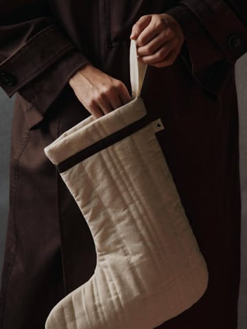 Vari quiltet julestrømpe - Cotton-natural - Ferm Living