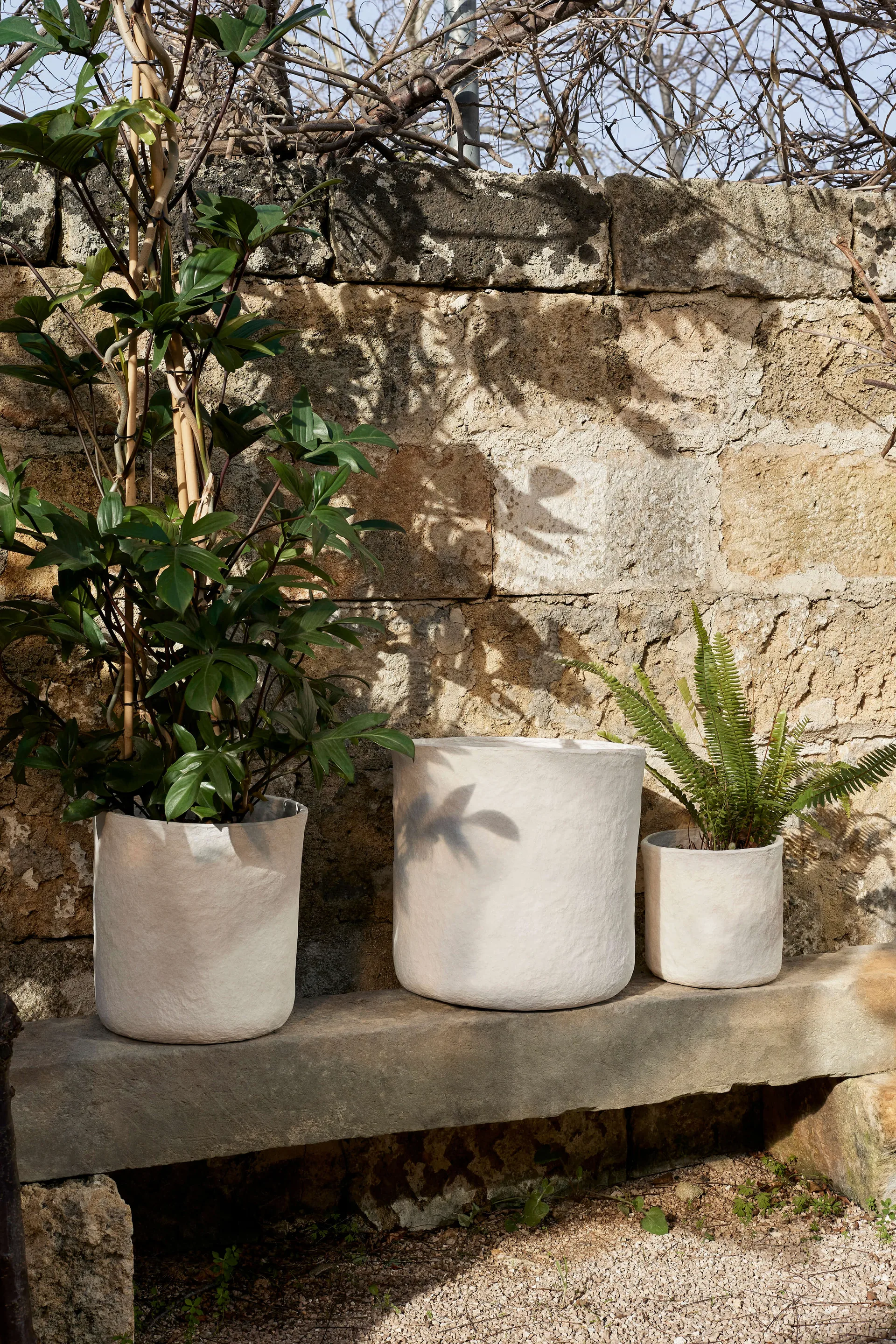 Vary oppbevaringskurv 3 deler, White  Ferm Living