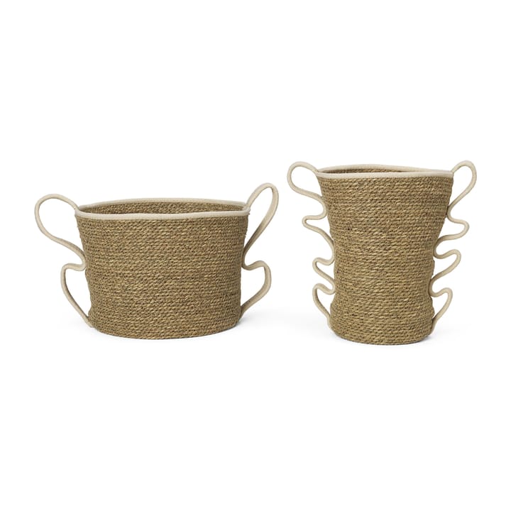 Verso oppbevaringskurv 2 deler - Off-white - Ferm Living