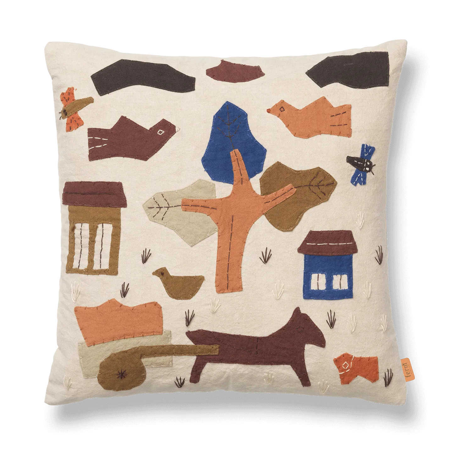 Village pute 40 x 40 cm, Offwhite Ferm Living