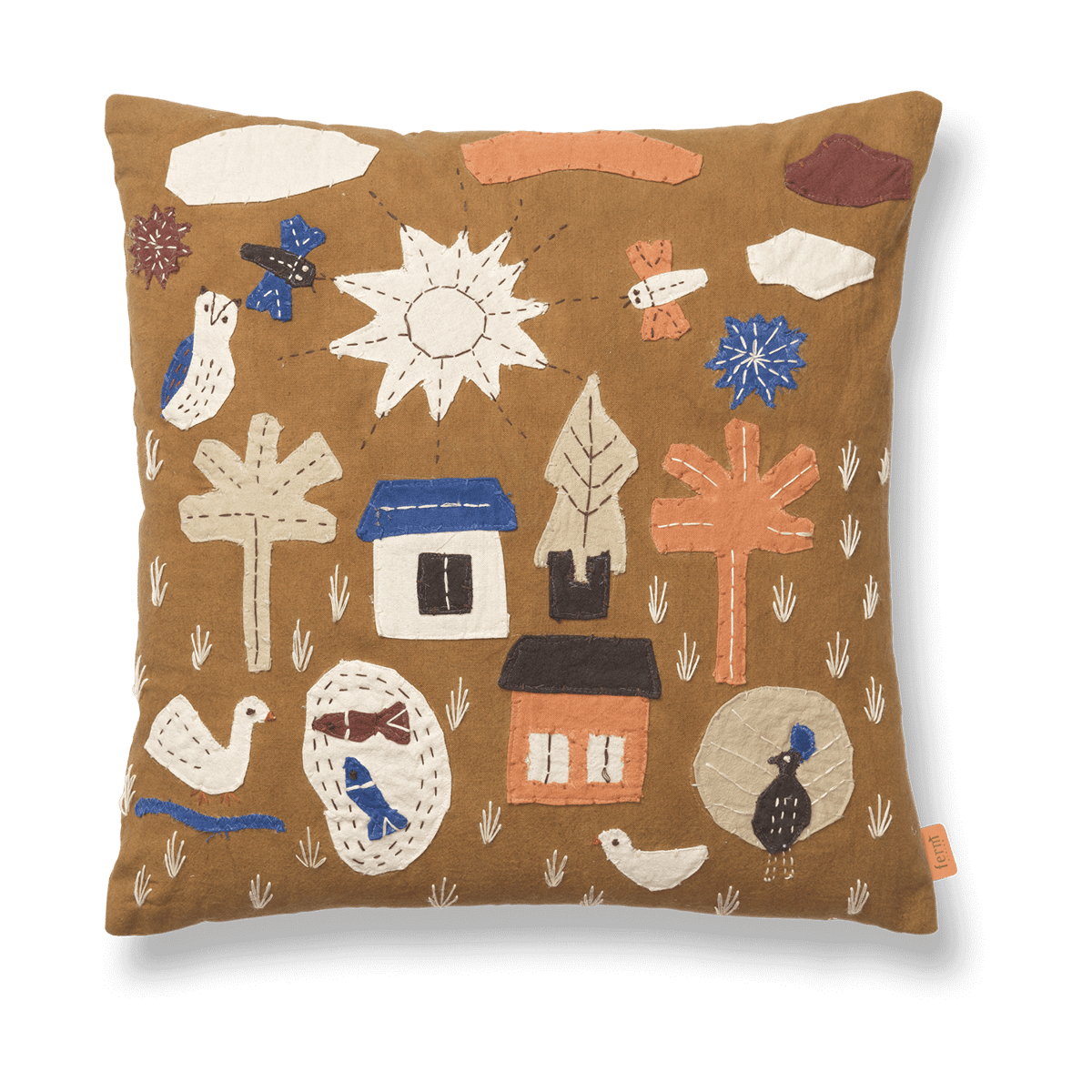 Bilde av ferm LIVING Village pute 40 x 40 cm Sugar Kelp