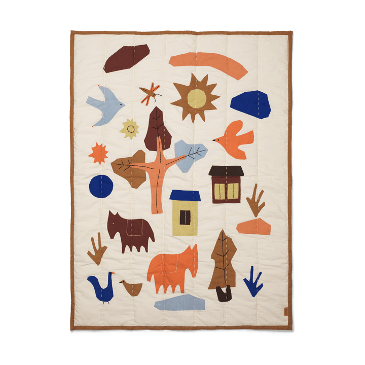 Villiga quiltet filt 80x110 cm - Off-white - Ferm Living