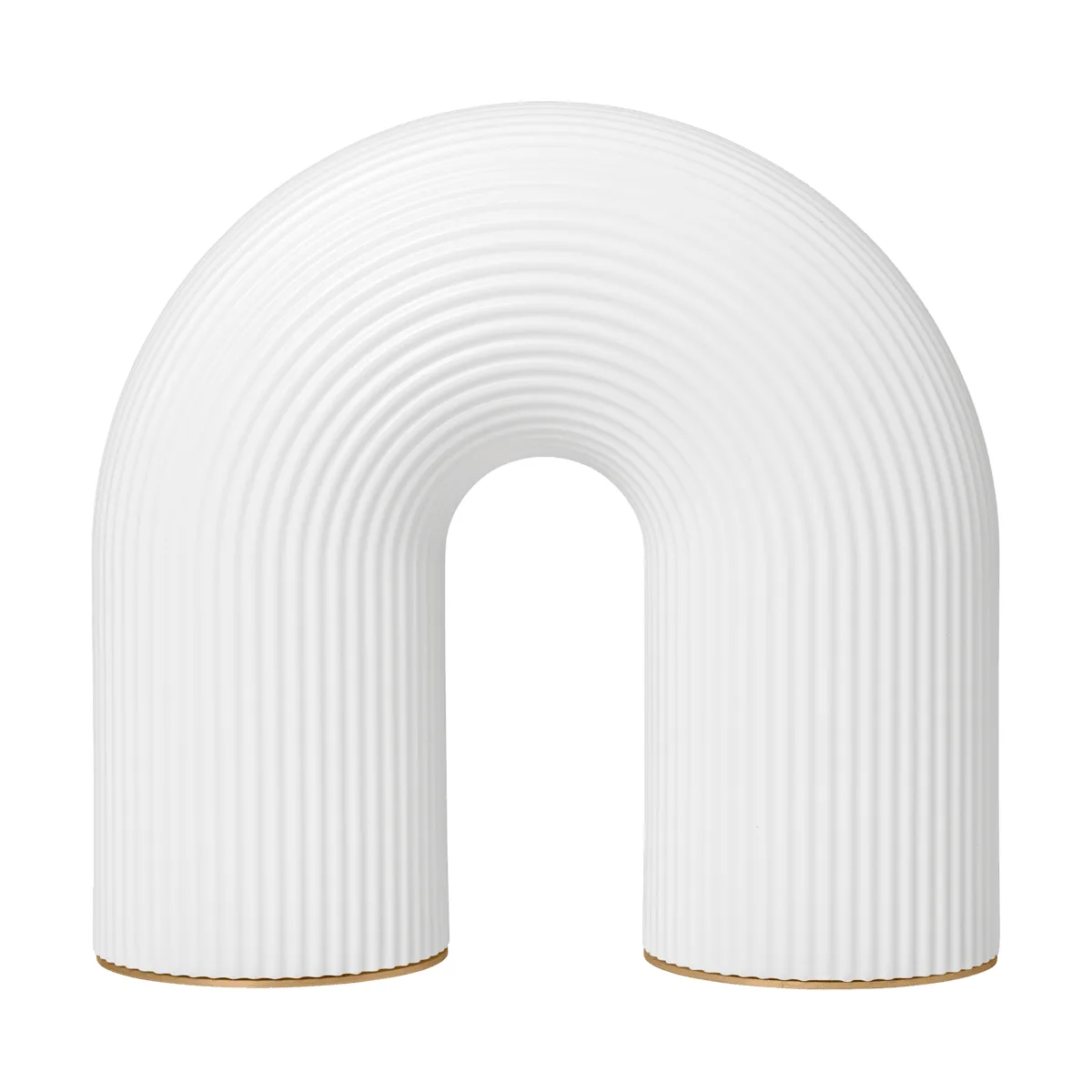 Vuelta outdoor portable bordlampe, White, 25 cm Ferm Living