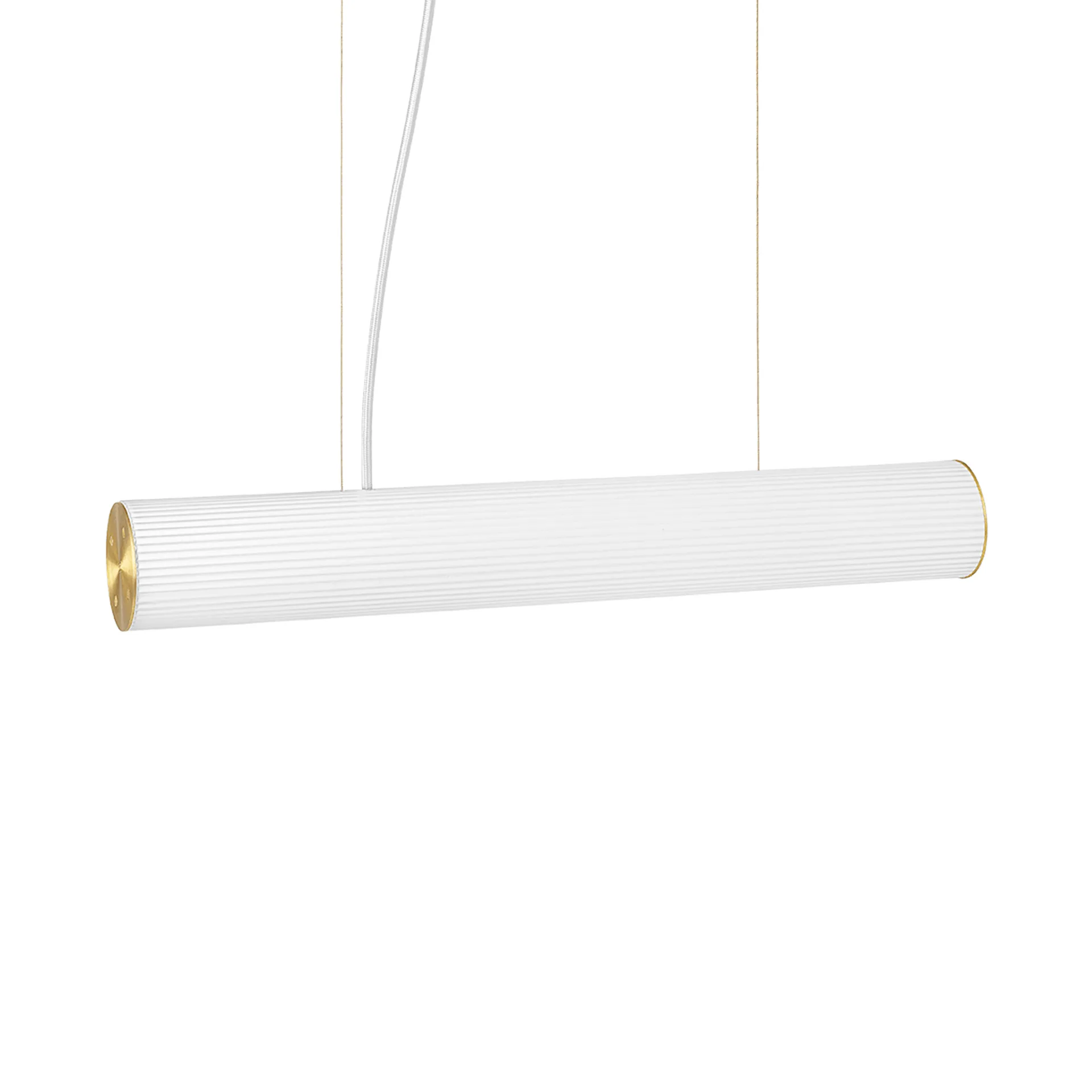 Vuelta pendel 60 cm, Hvit-messing Ferm Living