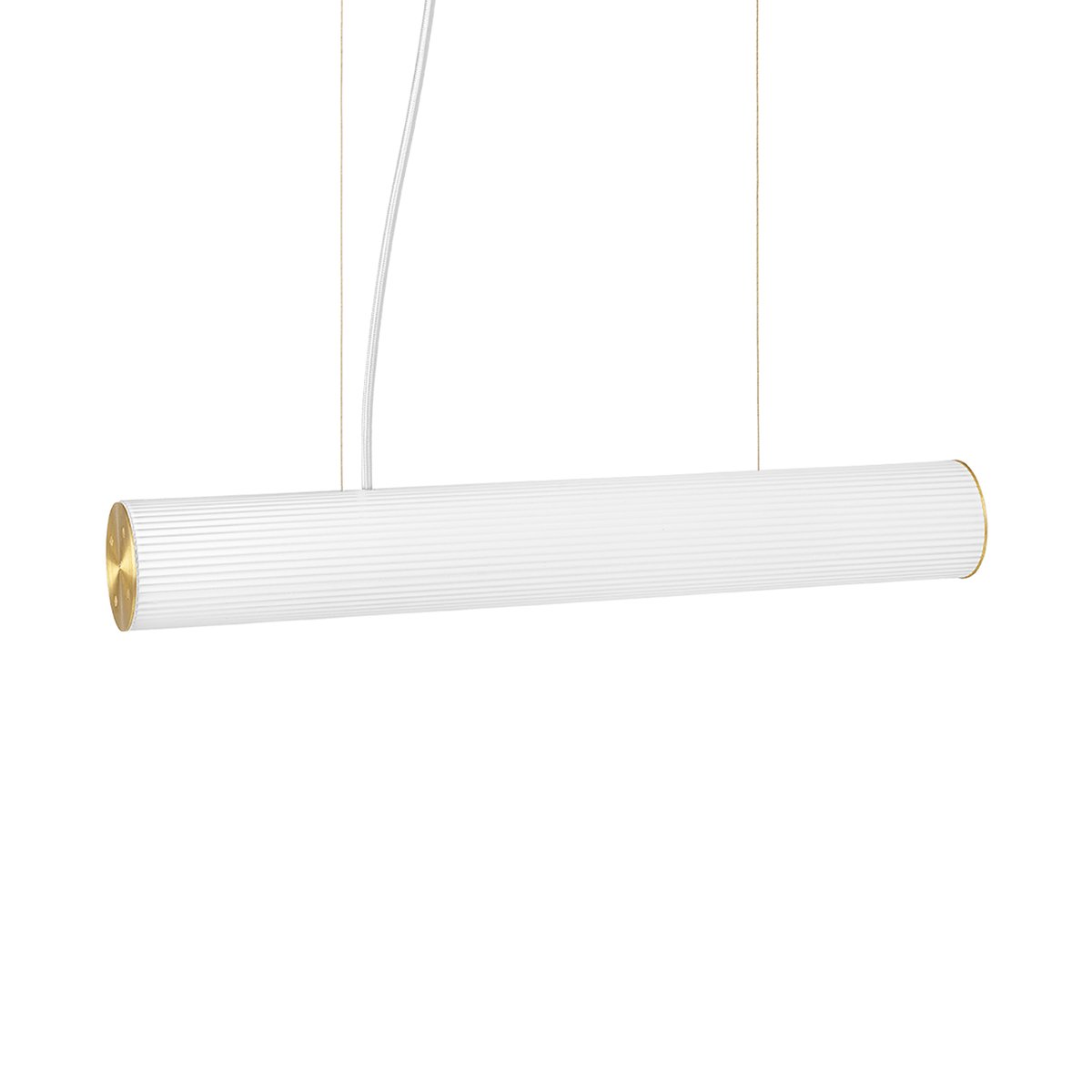 Bilde av ferm LIVING Vuelta pendel 60 cm Hvit-messing