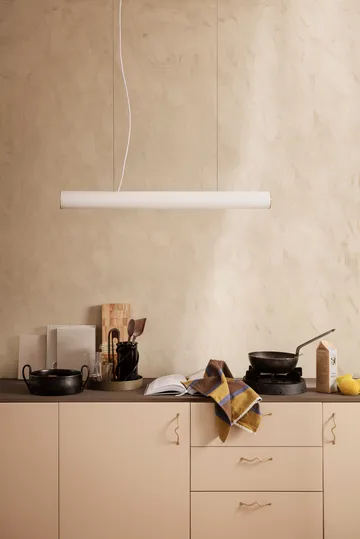 Vuelta pendel II 100 - White-brass - Ferm Living