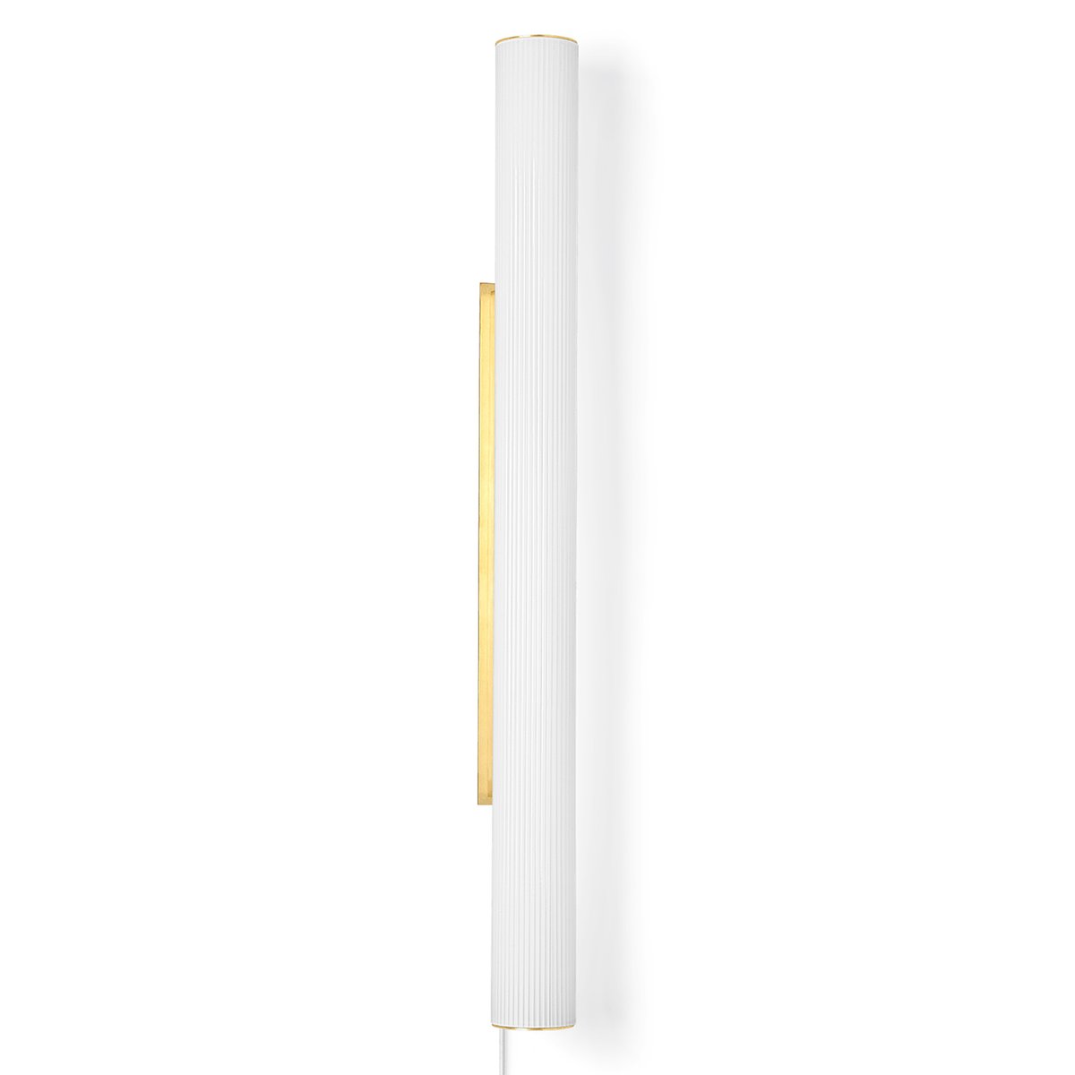 Bilde av ferm LIVING Vuelta vegglampe 100 cm Hvit-messing