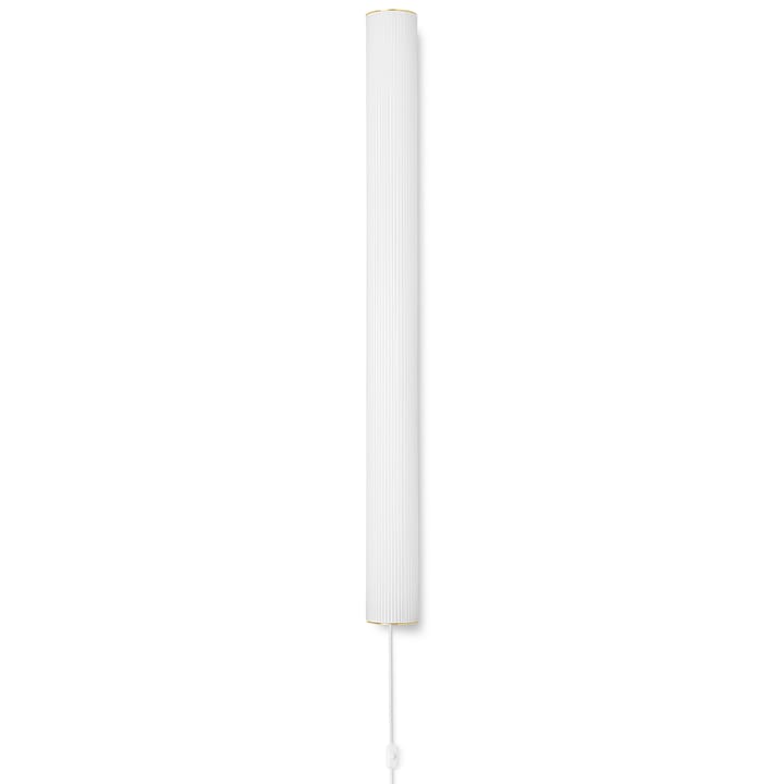 Vuelta vegglampe 100 cm - Hvit-messing - ferm LIVING