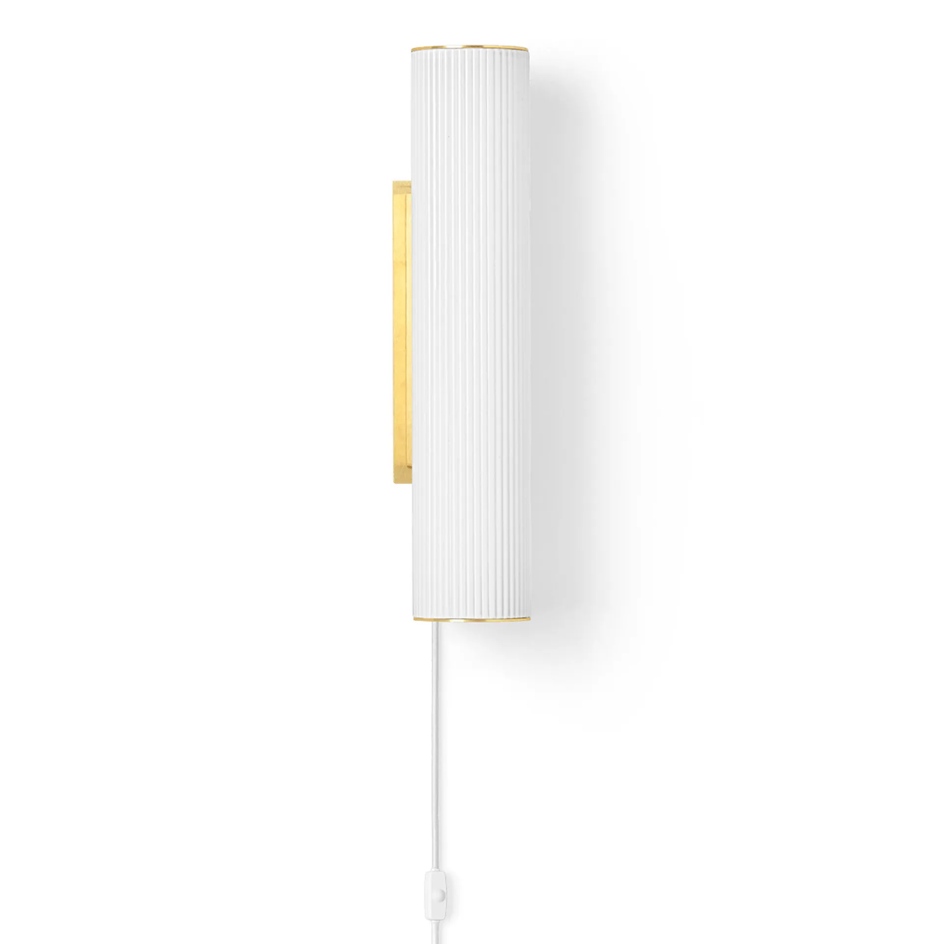 Vuelta vegglampe 40 cm, Hvit-messing Ferm Living