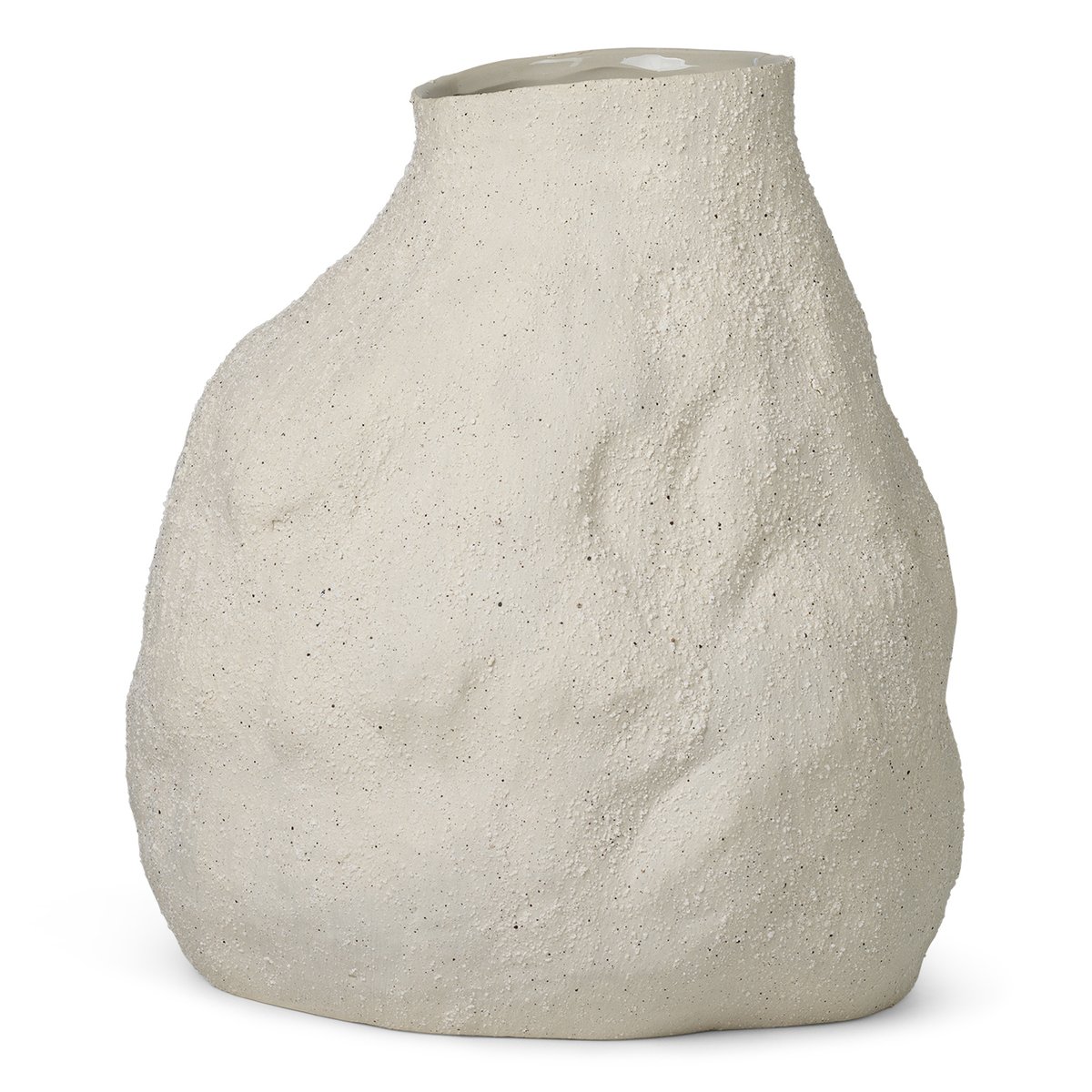 Bilde av Ferm Living Vulca vase off-white Large 45 cm