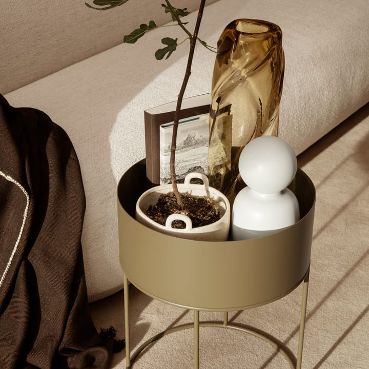 Water Swirl vase, Light yellow Ferm Living