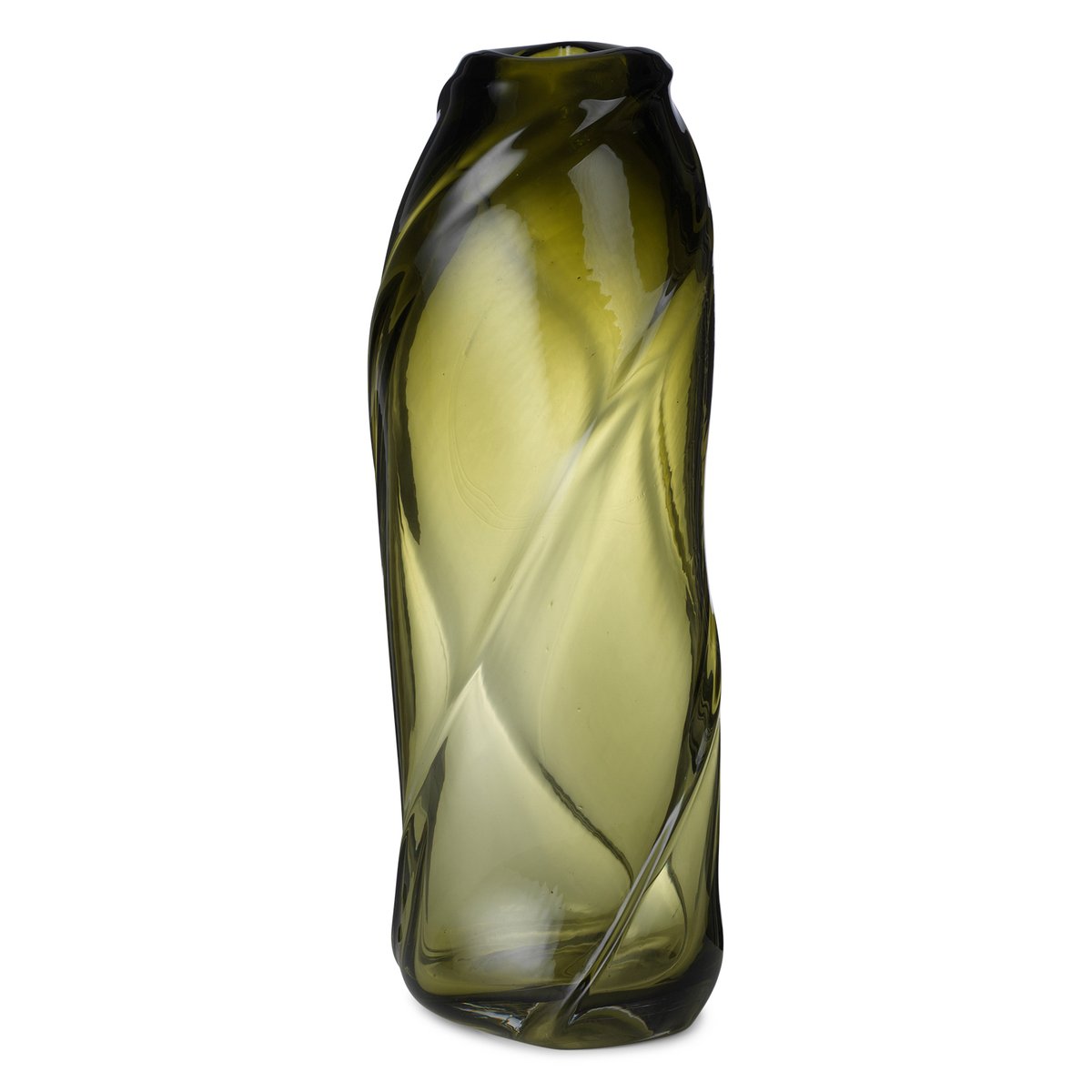 Bilde av ferm LIVING Water Swirl vase Moss green