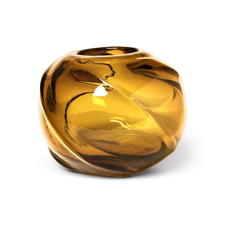 Water Swirl vase rund Ø 21 cm - Amber - Ferm LIVING