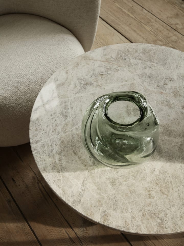Water Swirl vase rund Ø 21 cm - Recycled glass - ferm LIVING