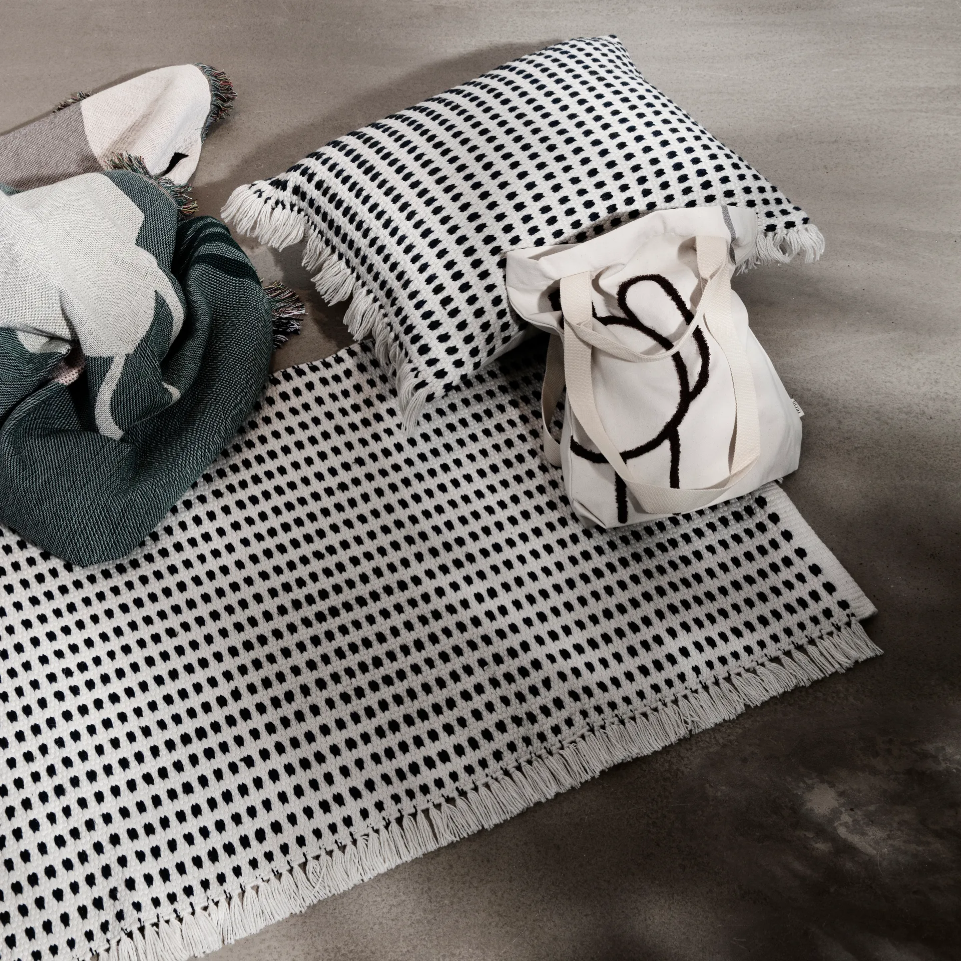 Way Outdoor gulvteppe 70x180 cm, Off-white Ferm Living