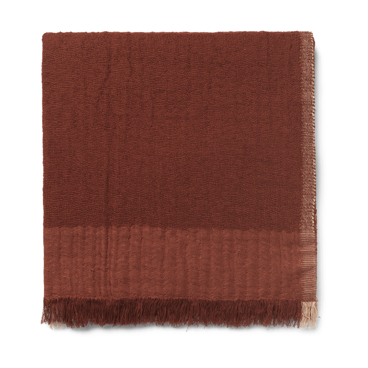 Weaver pledd 120 x 170 cm - Red Brown - Ferm Living