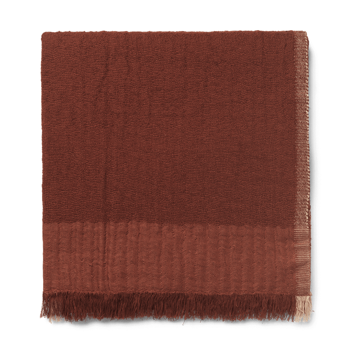 Weaver pledd 120 x 170 cm - Red Brown - Ferm LIVING