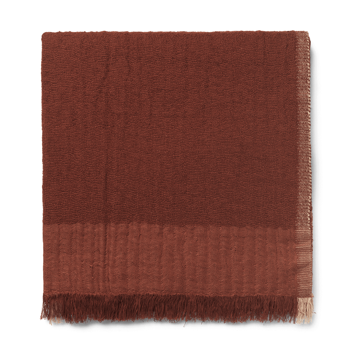 Bilde av ferm LIVING Weaver pledd 120 x 170 cm Red Brown