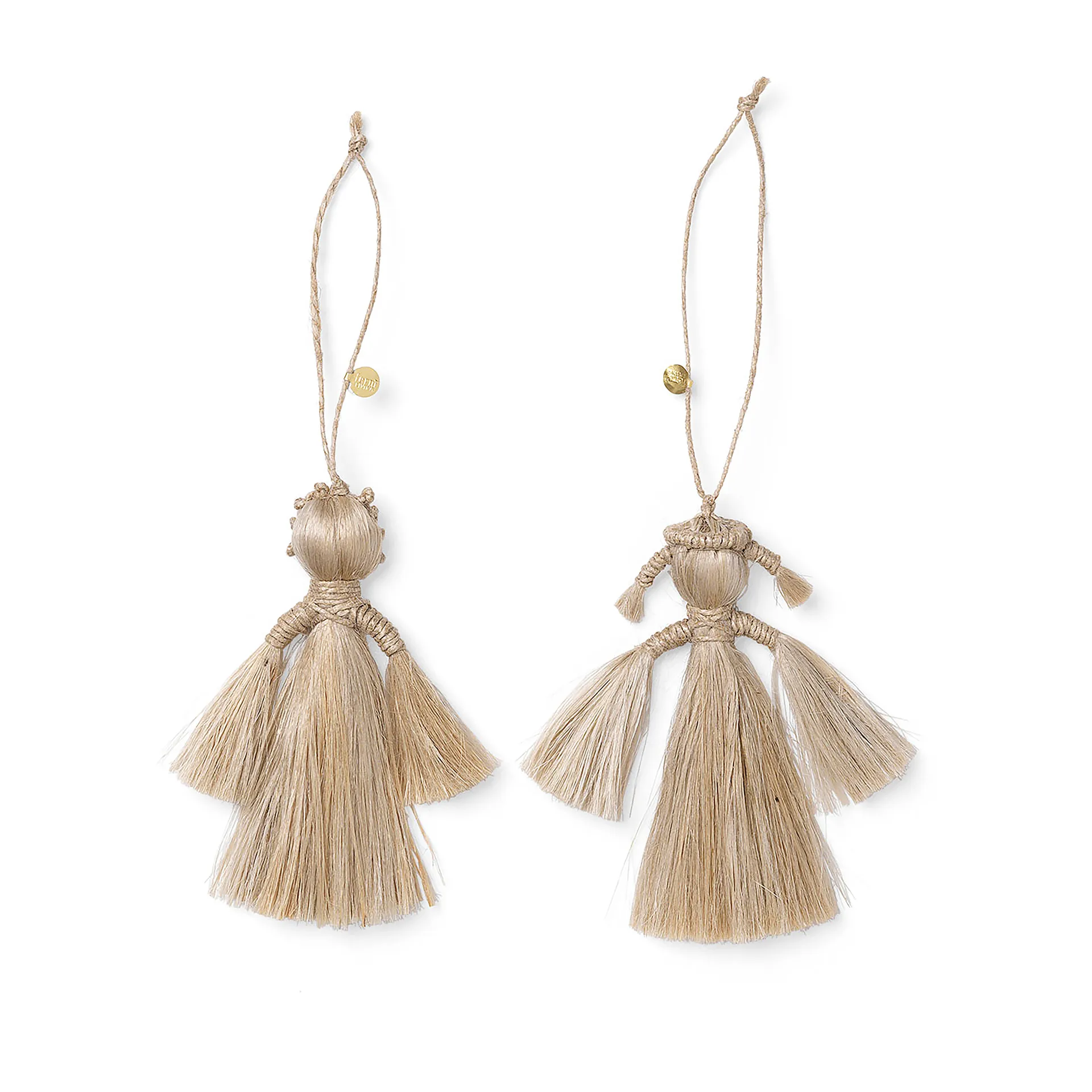 Wing angels juletrepynt 9 cm 2-pakn., Natural Ferm Living