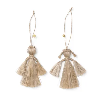 Wing angels juletrepynt 9 cm 2-pakn. - Natural - Ferm Living