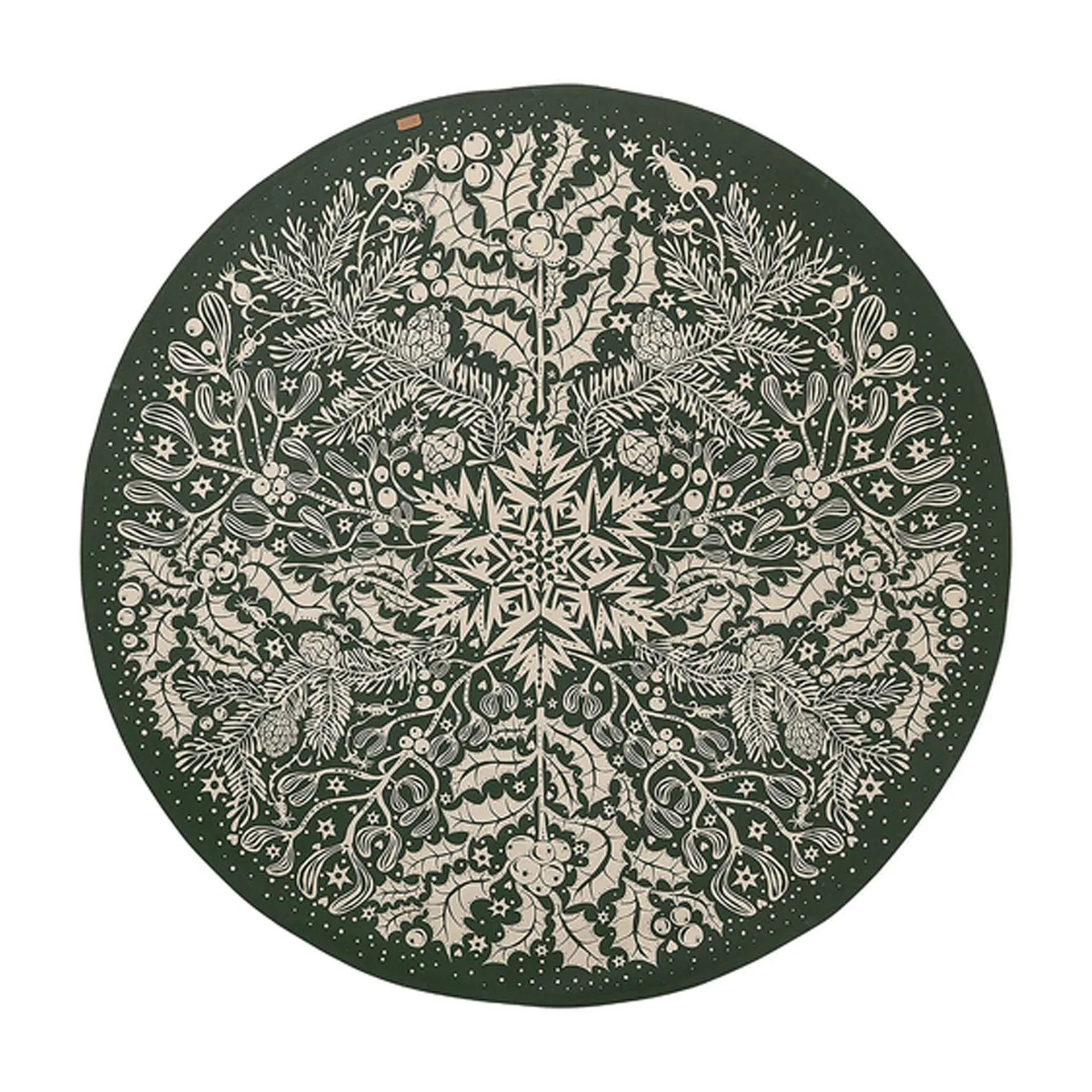 Winter Forrest Tree juletreteppe, dark green Ferm Living