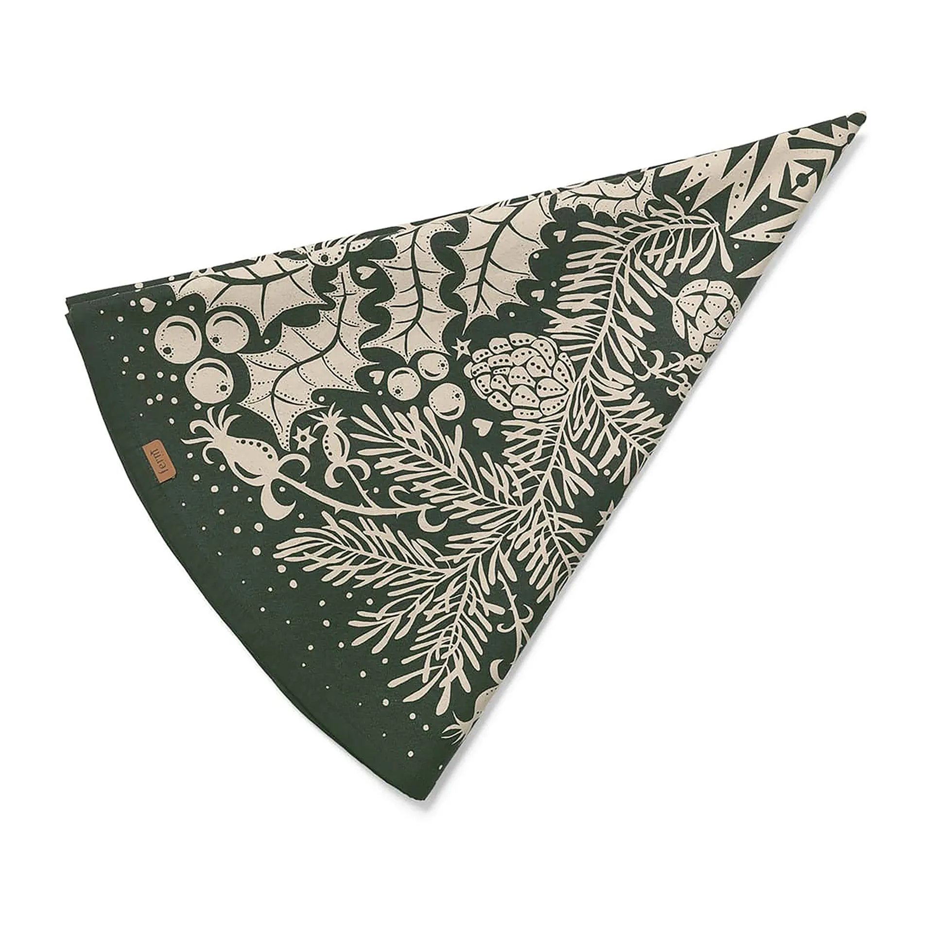 Winter Forrest Tree juletreteppe, dark green Ferm Living