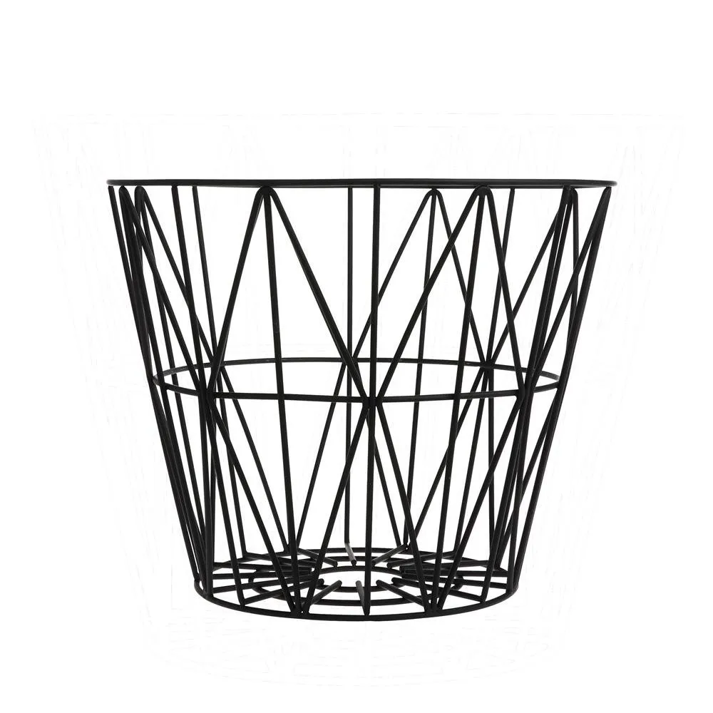 Wire kurv svart, small Ferm Living