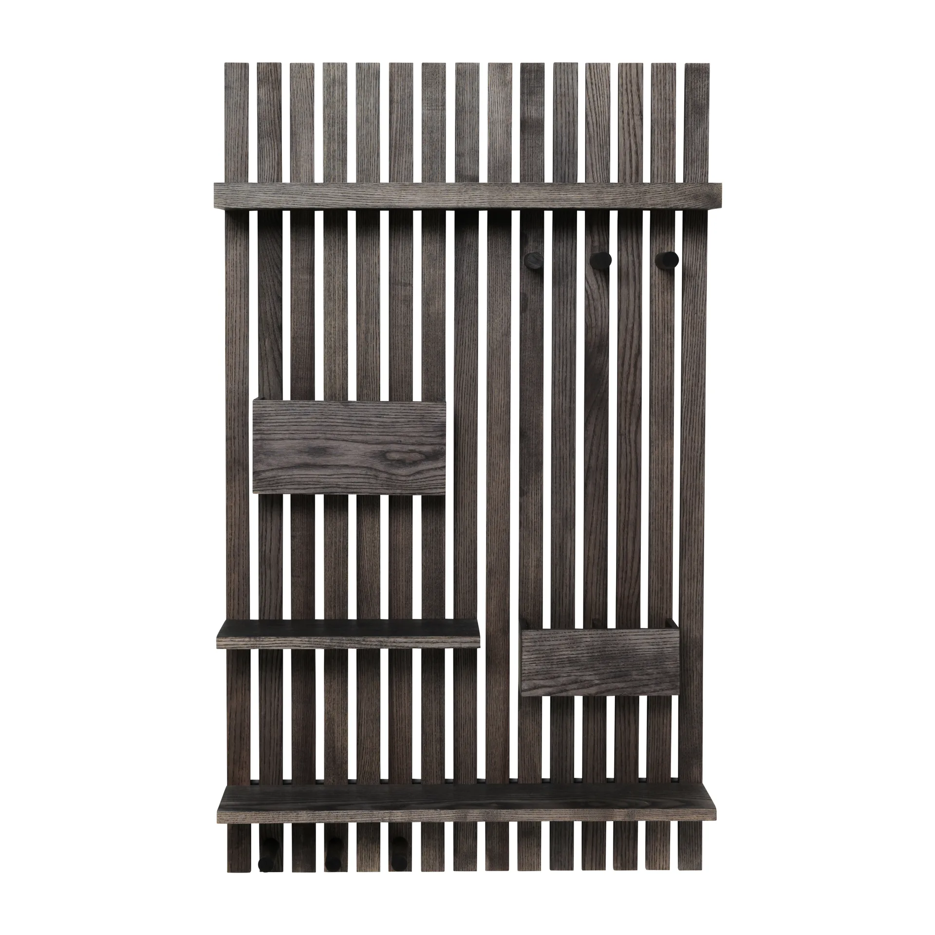 Wooden multi shelf hylle, Mørkbeiset ask  Ferm Living