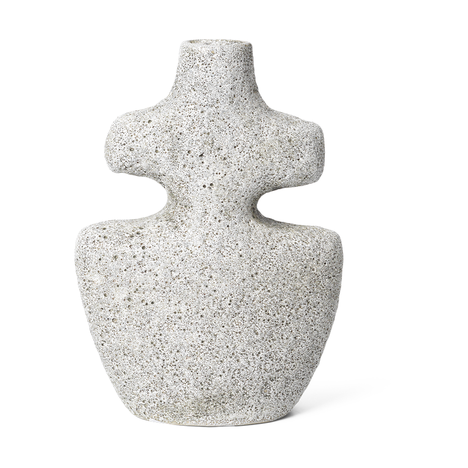 Ferm Living Yara lysestake medium Grey Pumice