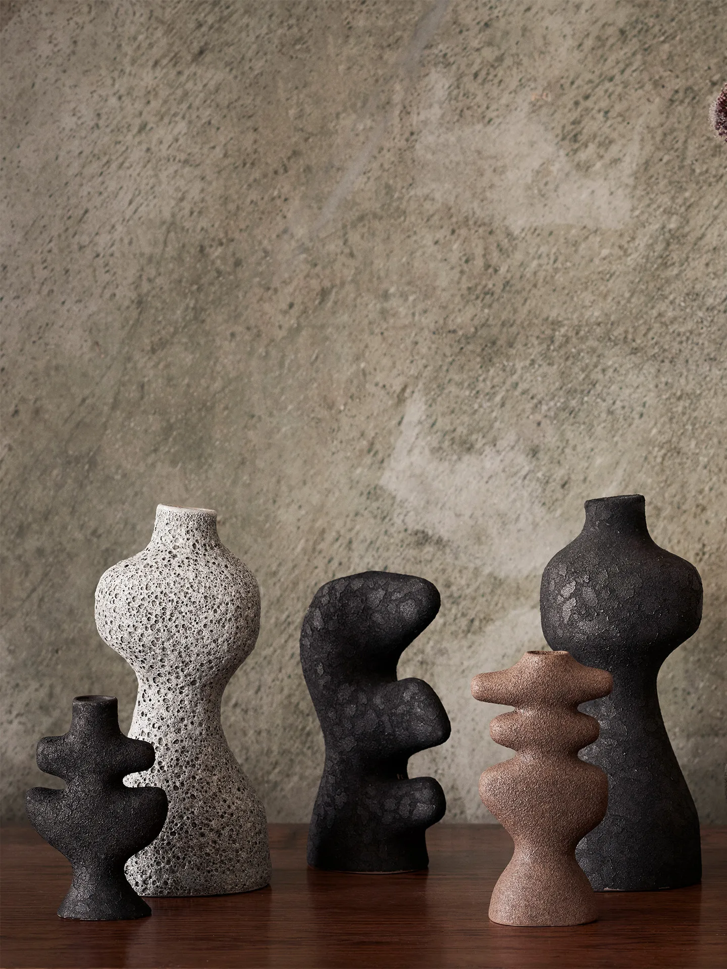 Yara lysestake small, Rustic Iron Ferm Living