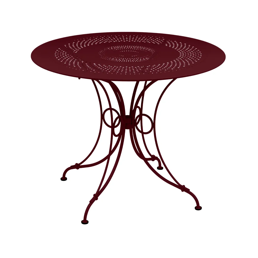 1900 bord Ø96 cm, Black cherry (vinrød) Fermob