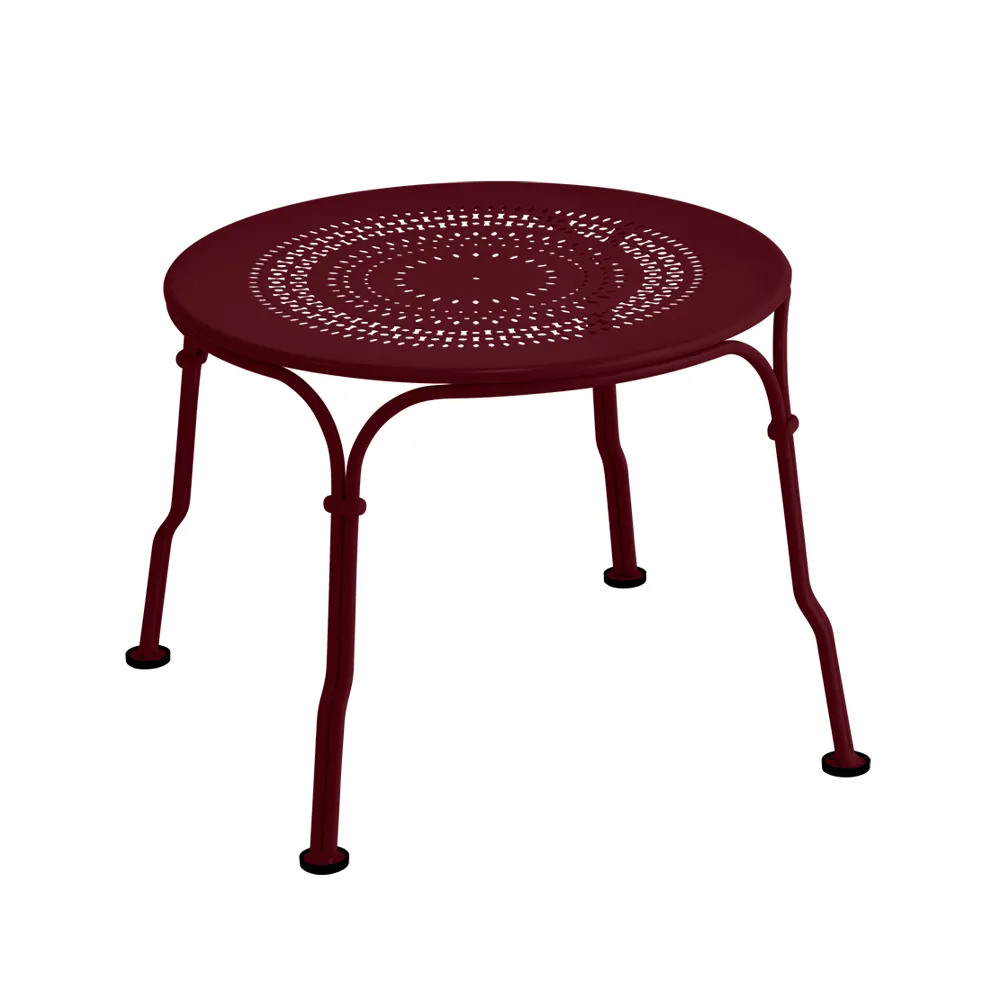 1900 bord lavt, Black cherry (vinrød) Fermob